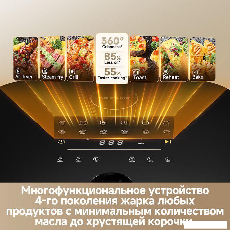 Аэрогриль (аэрофритюрница) Dreame Air Fryer AF30 (черный)