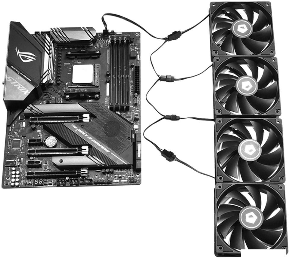 Разветвитель ID-Cooling FS-04 PWM