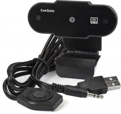 Веб-камера ExeGate BlackView C931 2K Tripod