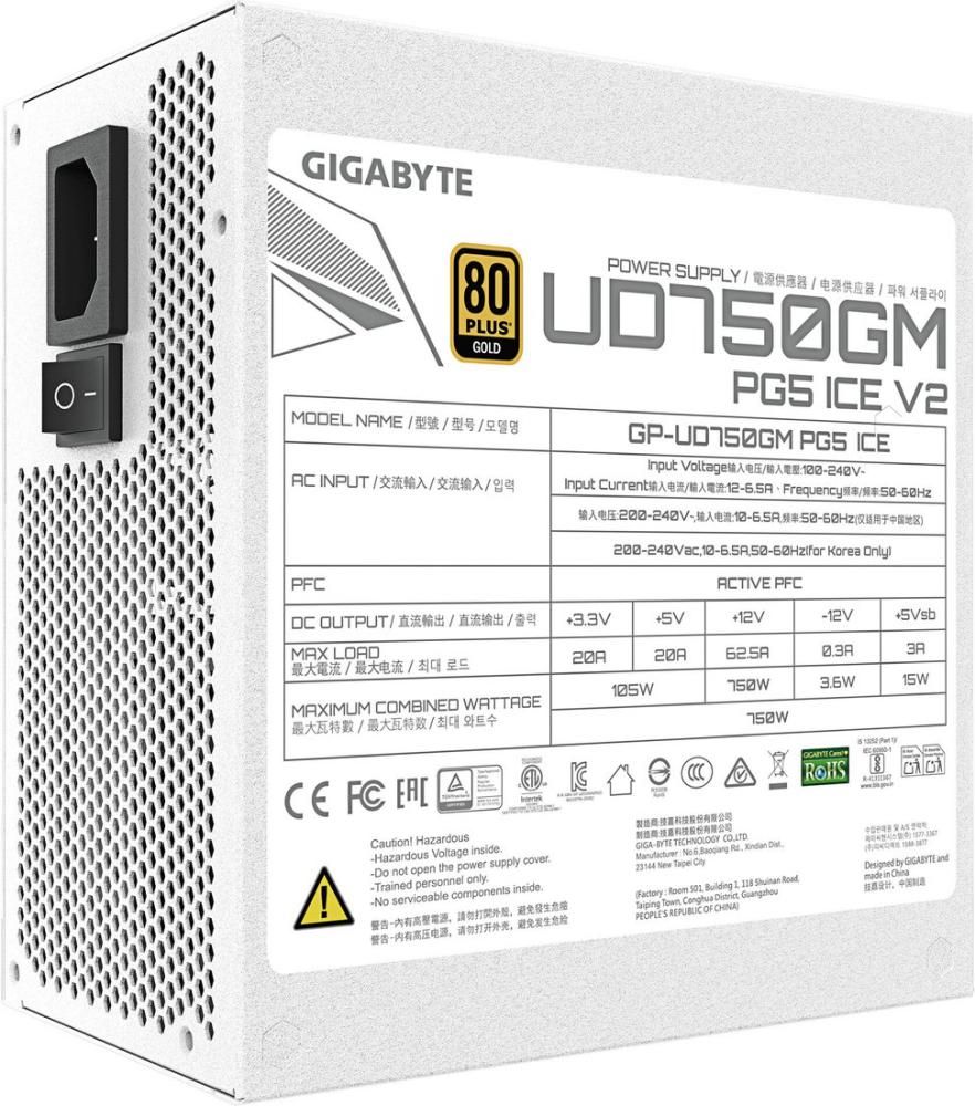 Блок питания Gigabyte UD750GM PG5 V2 ICE
