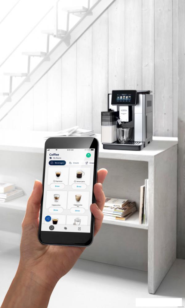 Кофемашина DeLonghi PrimaDonna Soul ECAM 610.74.MB