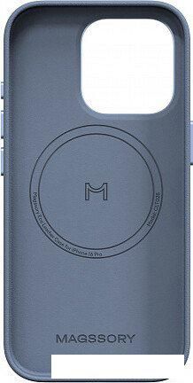 Чехол для телефона Magssory Eco Leather Case Cobalt для iPhone 16 Pro CLT028c
