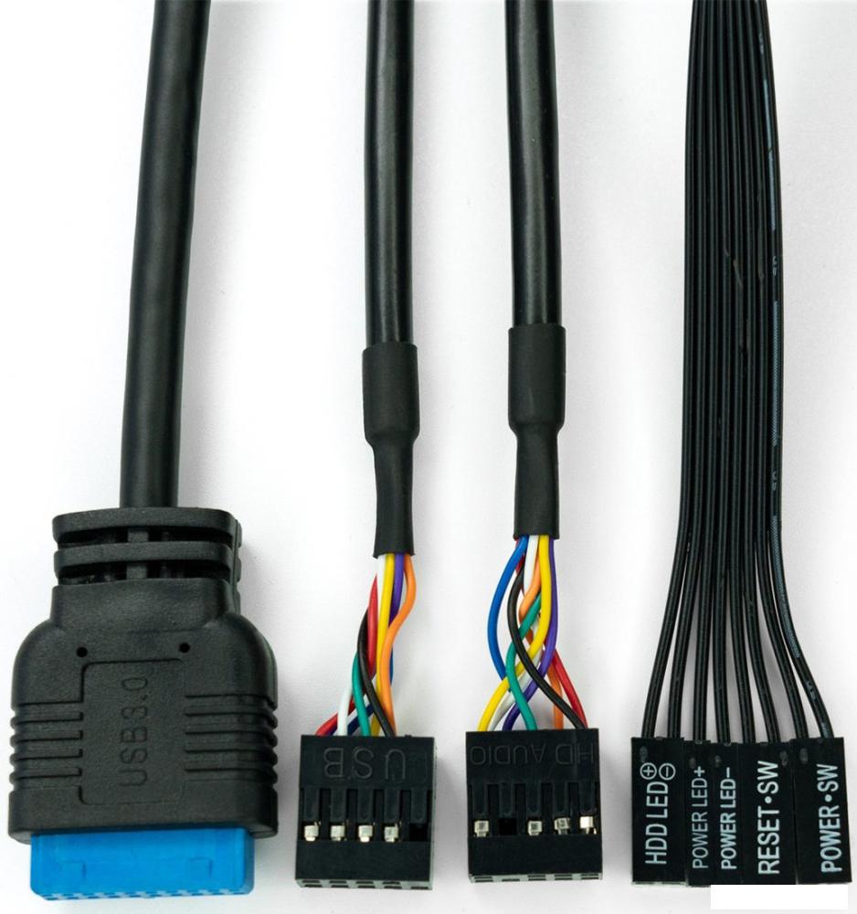 Корпус XASTRA A403 4FRGB (черный)