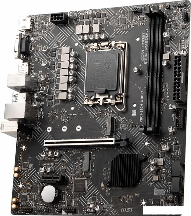 Материнская плата MSI PRO H610M-G DDR4