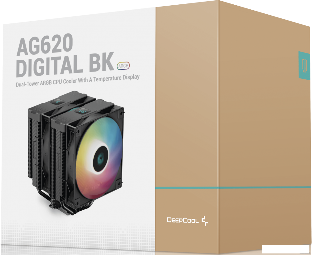 Кулер для процессора DeepCool AG620 Digital BK ARGB R-AG620-BKADMN-G-2