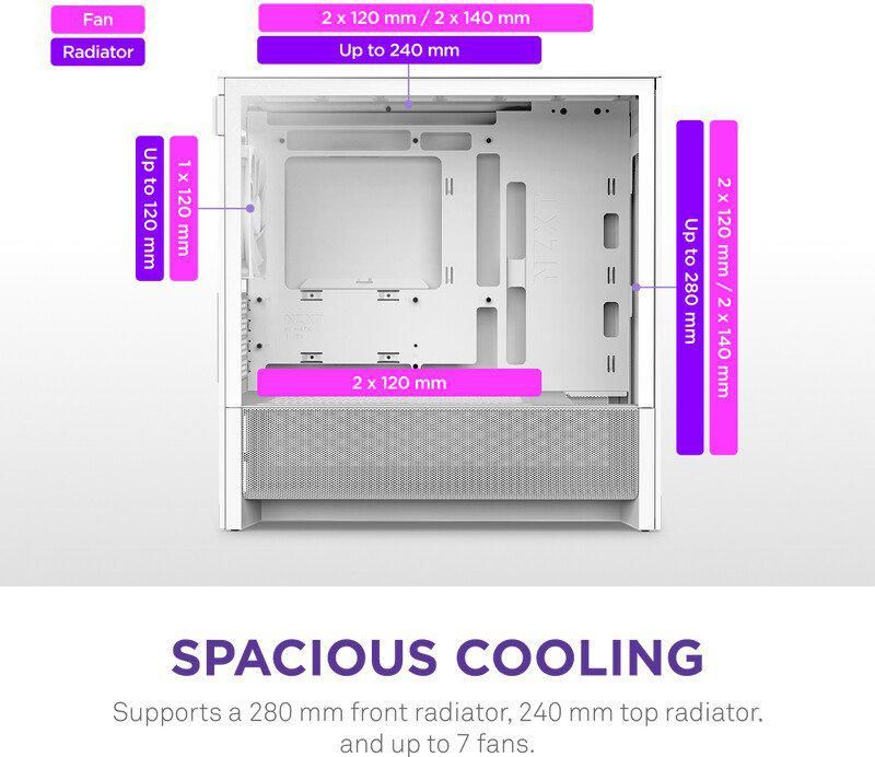 Корпус NZXT H3 Flow CC-H31FW-01