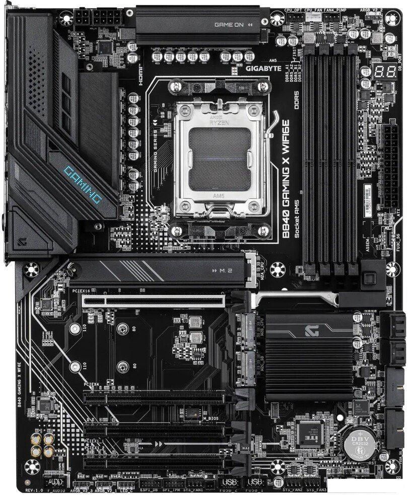 Материнская плата Gigabyte B840 Gaming X WiFi6E