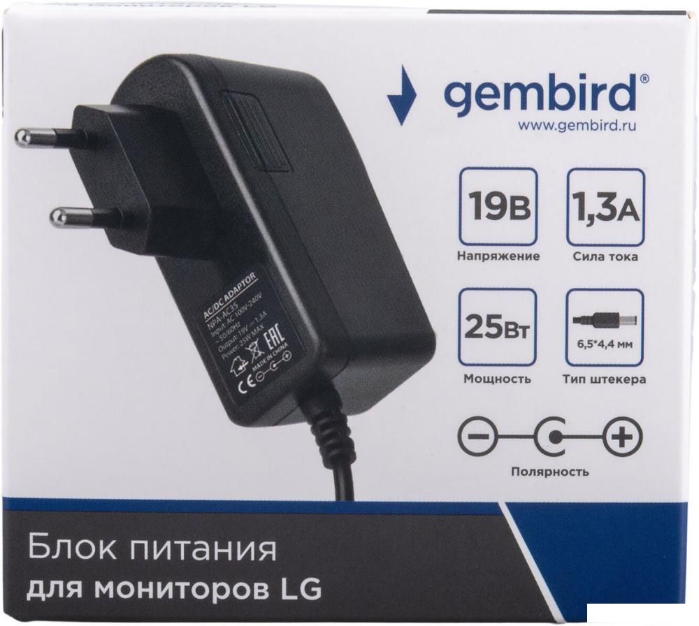 Адаптер питания Gembird NPA-AC35