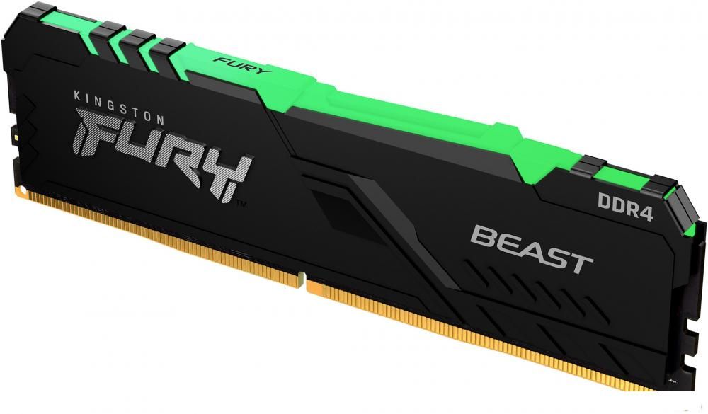 Оперативная память Kingston FURY Beast RGB 2x32ГБ DDR4 3200 МГц KF432C16BB2AK2/64
