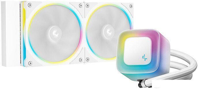 Система жидкостного охлаждения для процессора DeepCool LE240 PRO WH R-LE240PRO-WHAMMC-G-1