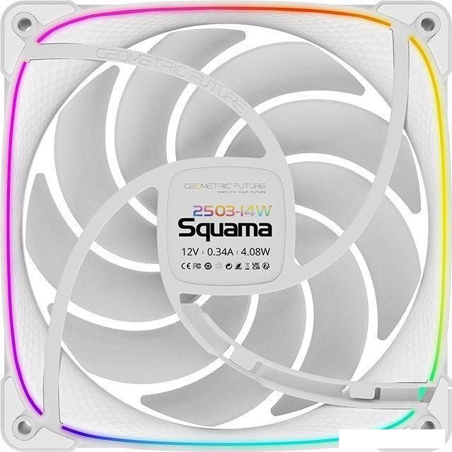 Комплект вентиляторов для корпуса Geometric Future Squama 2503-14 Triple Pack (белый)