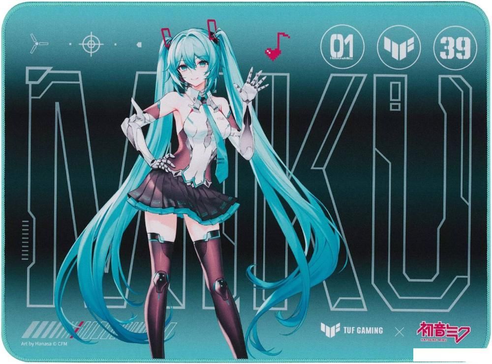 Коврик для мыши ASUS TUF Gaming P1 Hatsune Miku Edition