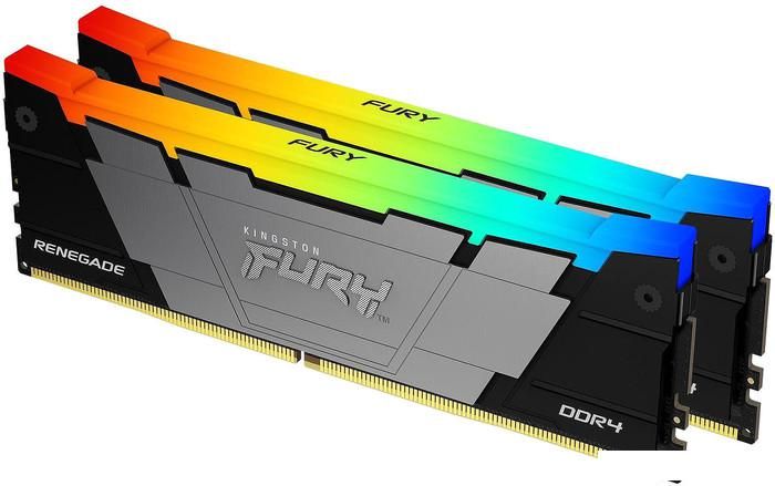 Оперативная память Kingston FURY Renegade RGB 8ГБ DDR4 3200МГц KF432C16RB2A/8