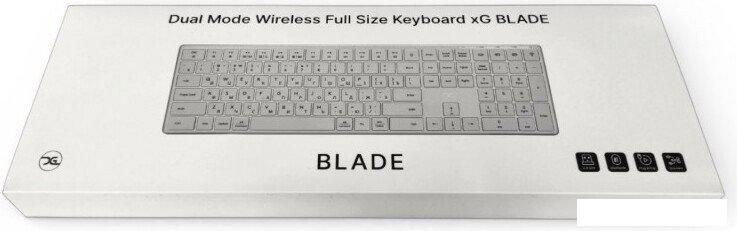 Клавиатура xGhost Blade White Silver