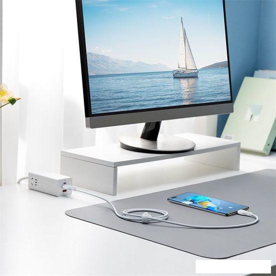 Кабель Baseus Pudding Series USB Type-A - USB Type-C (2 м, белый)