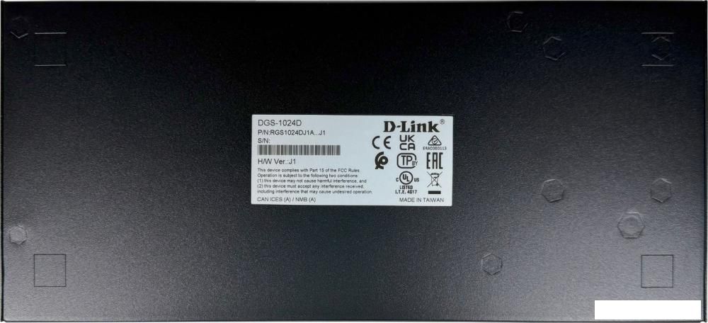Неуправляемый коммутатор D-Link DGS-1024D/J1A