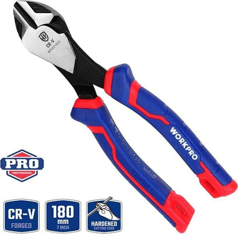 Кусачки боковые (бокорезы) Workpro WP231023