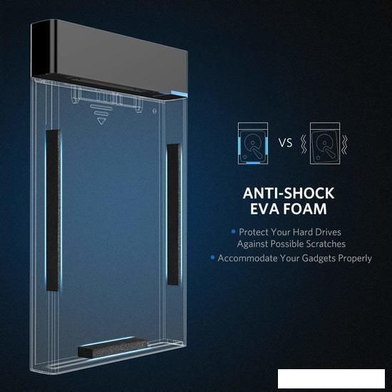 Бокс для накопителей 2.5" Ugreen US221 30848