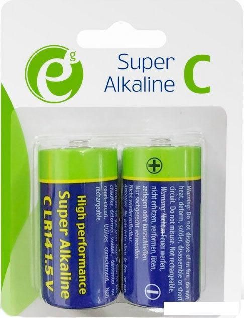 Батарейка EnerGenie Super Alkaline C 2 шт. EG-BA-LR14-01