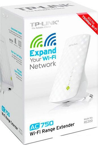 Усилитель Wi-Fi TP-Link AC750 RE200