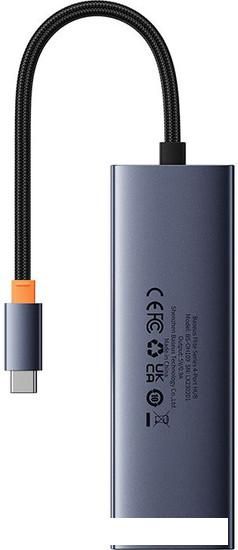 USB-хаб Baseus Flite Series 4-Port USB-C Hub B0005280A813-00