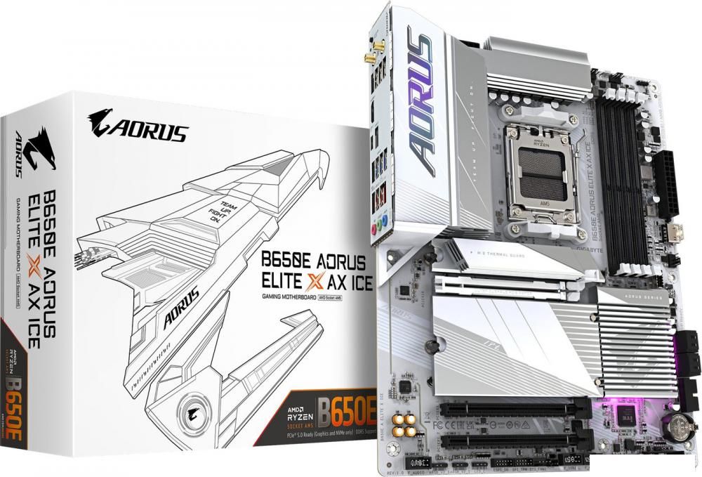 Материнская плата Gigabyte B650E Aorus Elite X AX ICE (rev. 1.0)