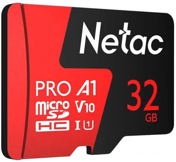 Карта памяти Netac P500 Extreme Pro 32GB NT02P500PRO-032G-R (с адаптером)