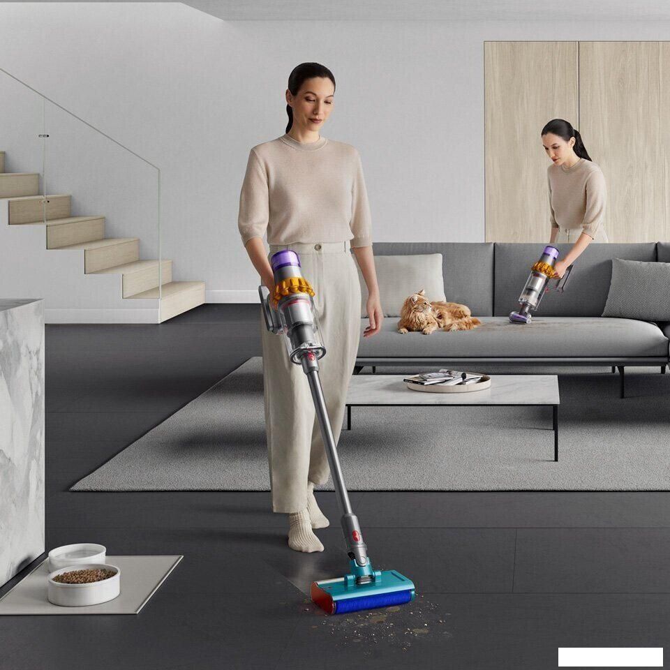 Вертикальный пылесос с влажной уборкой Dyson V15s Detect Submarine 448798-01