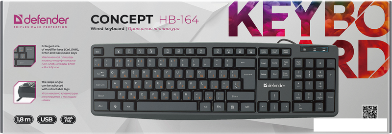 Клавиатура Defender Concept HB-164