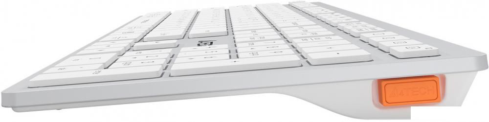 Клавиатура A4Tech Fstyler FBX50C (серебристый/белый)