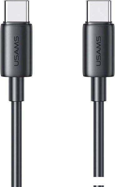Кабель Usams US-SJ711 USB Type-C - USB Type-C (1 м, черный)