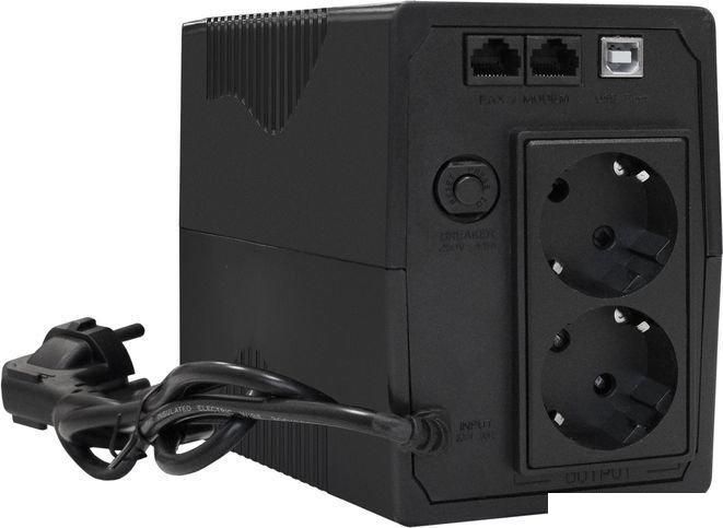 Источник бесперебойного питания ExeGate SpecialPro UNB-600.LED.AVR.2SH.RJ.USB EX292764RUS