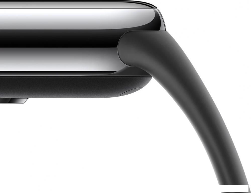 Фитнес-браслет Xiaomi Smart Band 8 (серый, с черным силиконовым ремешком, китайская версия)