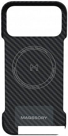 Чехол для телефона Magssory Aramid Zero Case для iPhone 17 Pro Max Black CFB048
