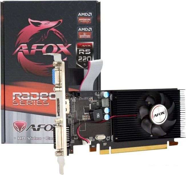 Видеокарта AFOX Radeon R5 220 2GB GDDR3 AFR5220-2048D3L5