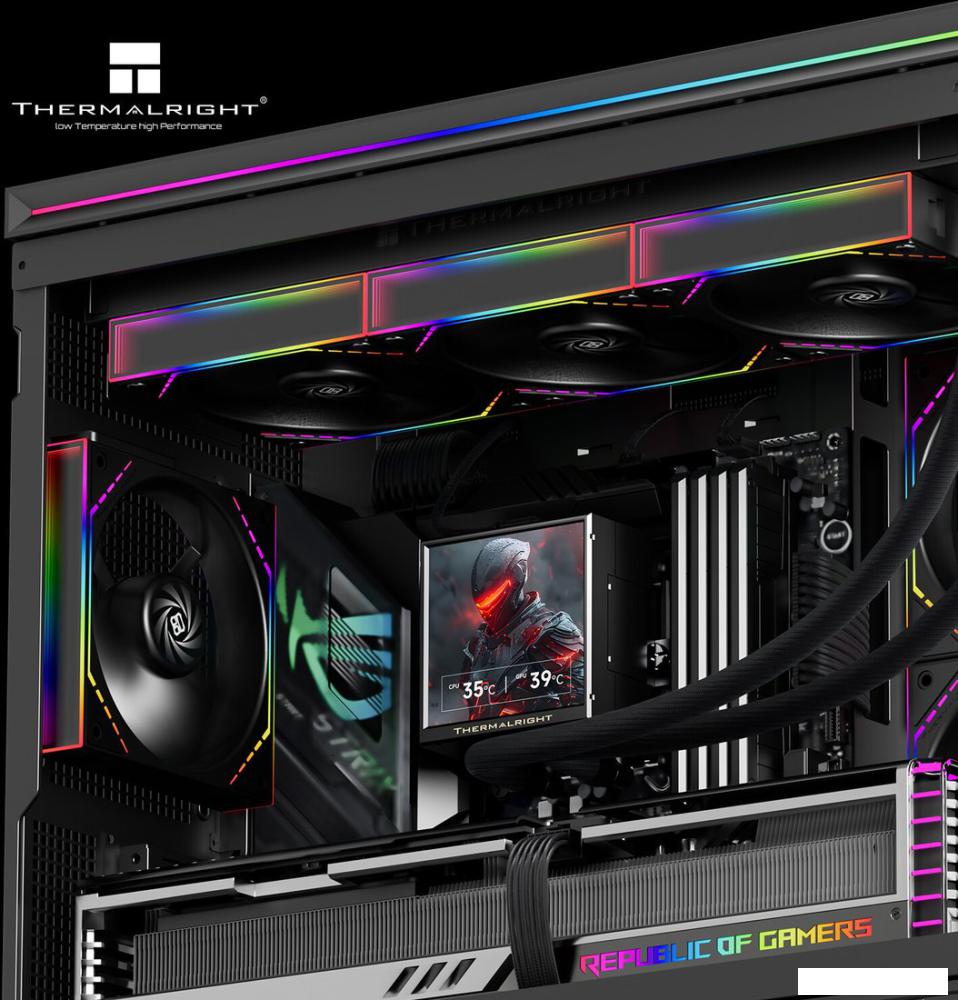 Система жидкостного охлаждения для процессора Thermalright Peerless Vision 360 ARGB (черный)