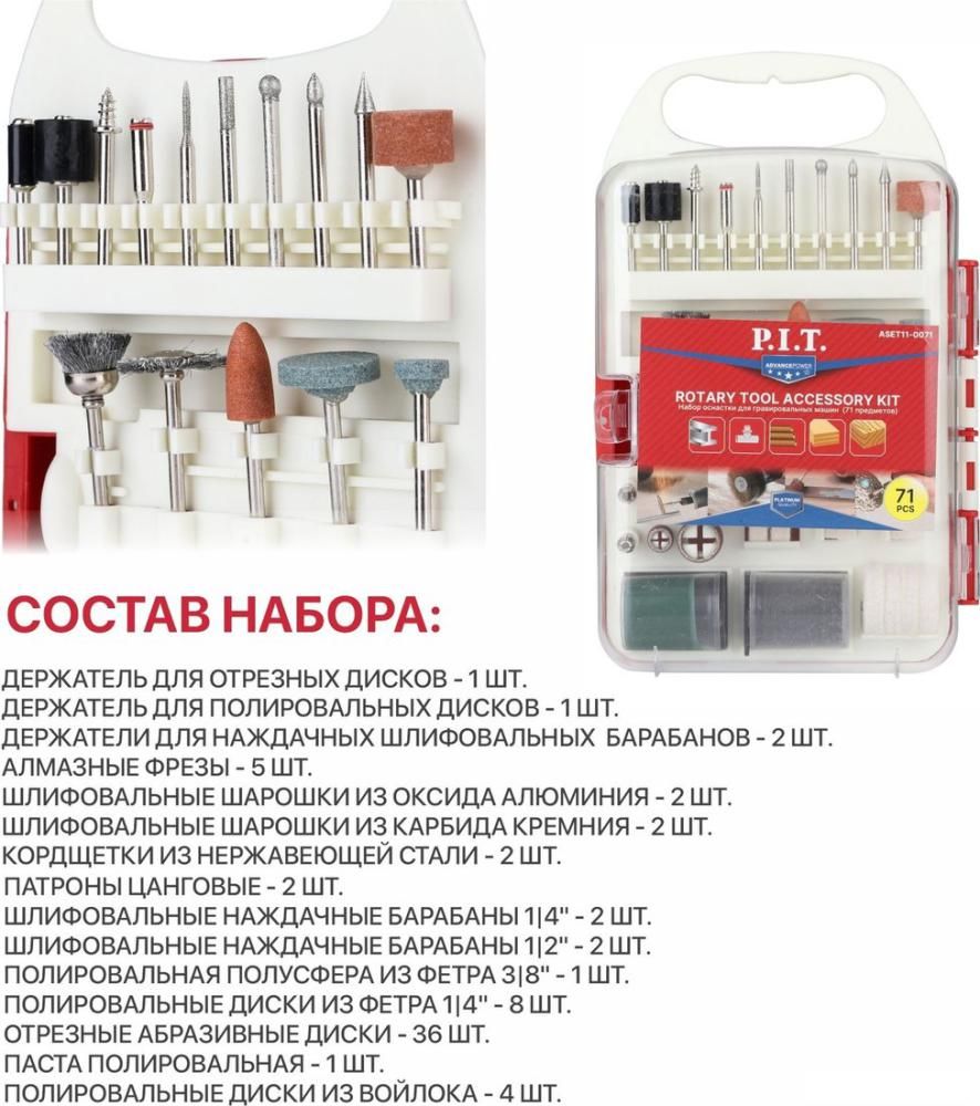 Набор оснастки P.I.T. ASET11-0071