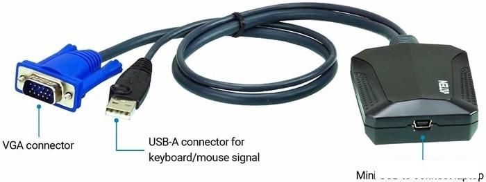 KVM переключатель Aten CV211CP