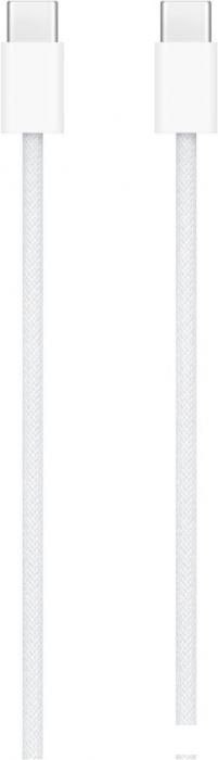 Кабель Apple USB 2.0 Type-C - USB 2.0 Type-C 60W (1 м, в оплетке, белый)