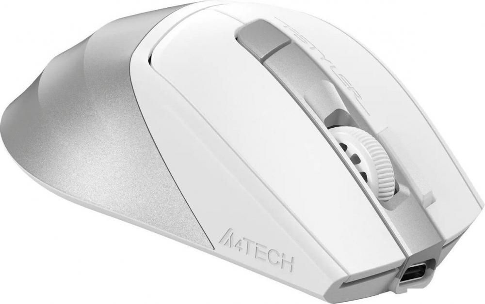 Мышь A4Tech Fstyler FG45CS Air2 (белый/серебристый)