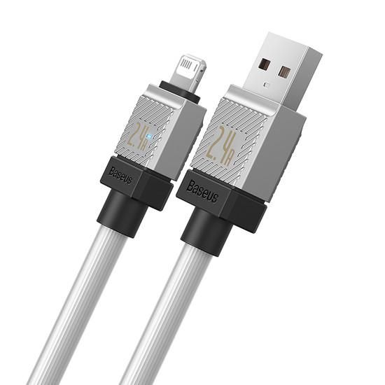 Кабель Baseus CoolPlay Series Fast Charging Data Cable 2.4A USB Type-A - Lightning (2 м, белый)