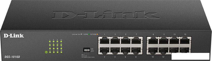 Настраиваемый коммутатор D-Link DGS-1016D/J1A