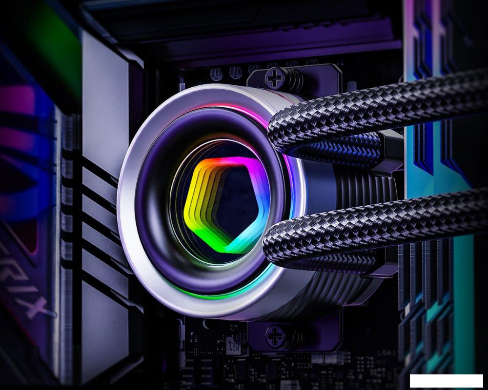 Жидкостное охлаждение для процессора ID-Cooling FX240 INF Black