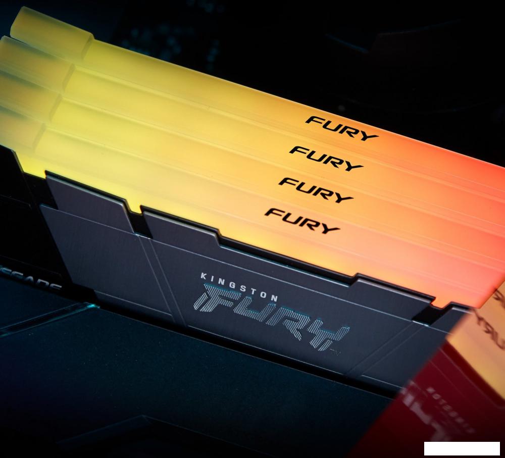 Оперативная память Kingston FURY Renegade RGB 2x8ГБ DDR4 3200МГц KF432C16RB2AK2/16