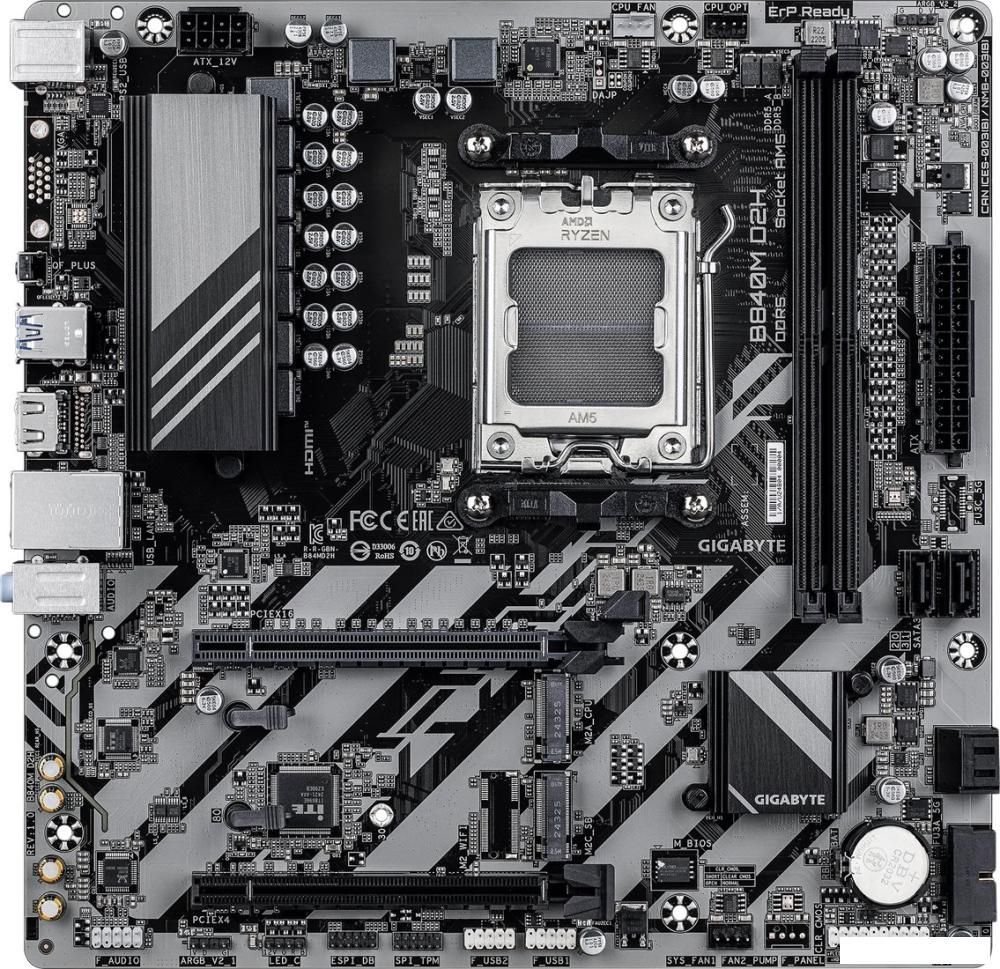 Материнская плата Gigabyte B840M D2H