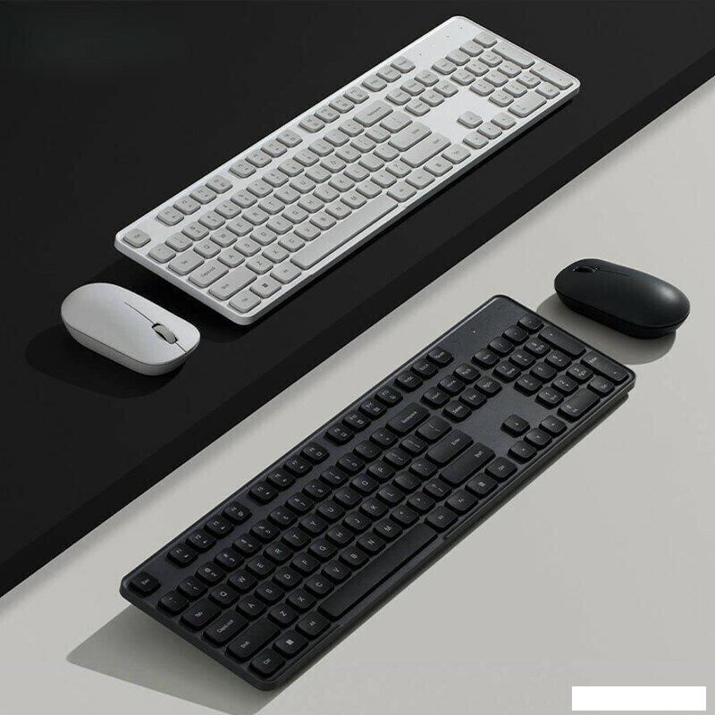 Офисный набор Xiaomi Wireless Keyboard and Mouse Set 3 WXJS03YM (черный)