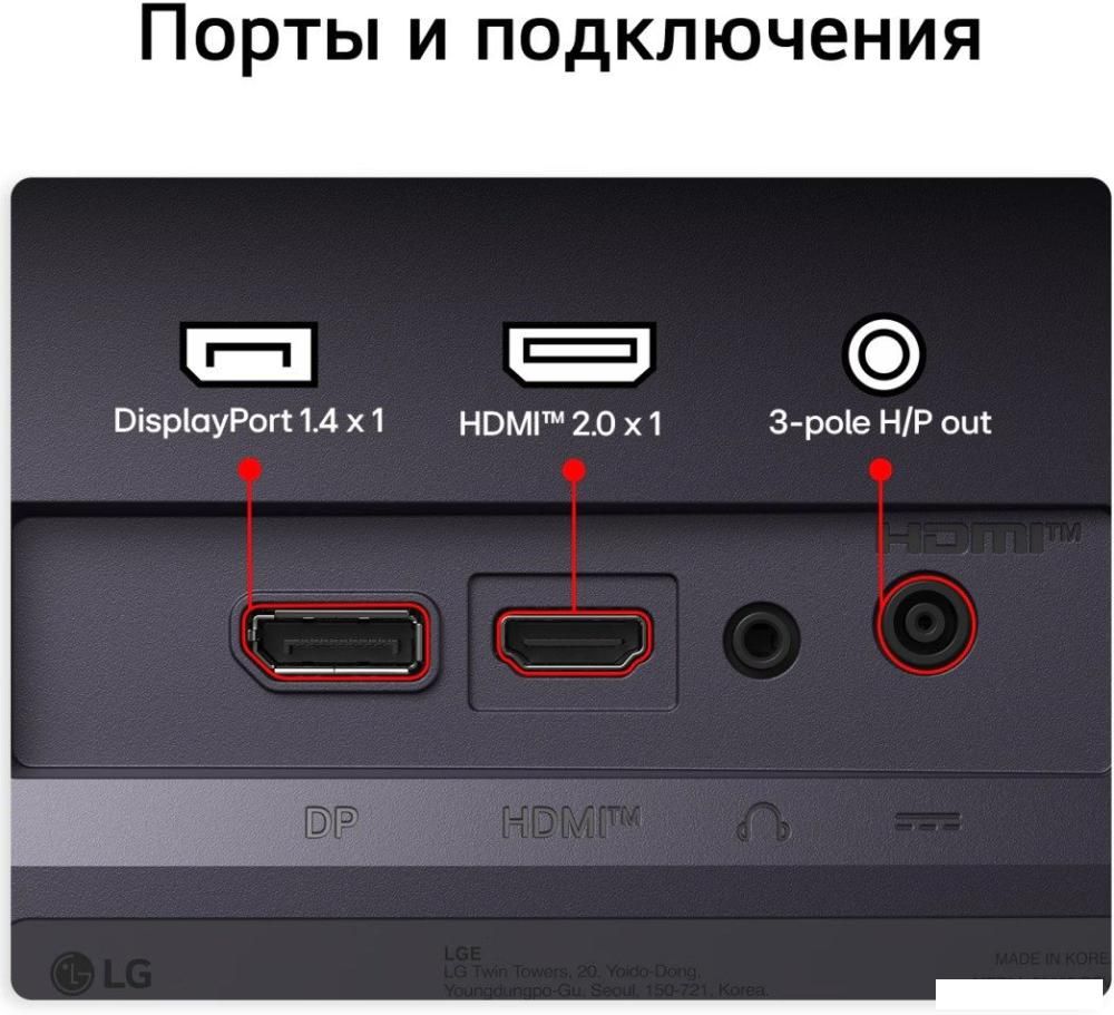 Мониторы LG UltraGear G4 24G414B-B