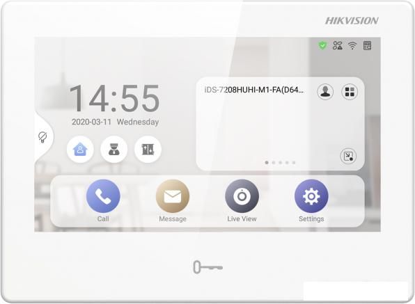 Монитор Hikvision DS-KH9310-WTE1 (белый)