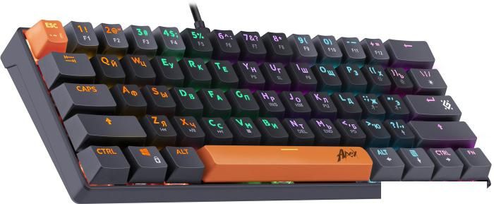 Клавиатура Defender Apex GK-002 (черный/серый)