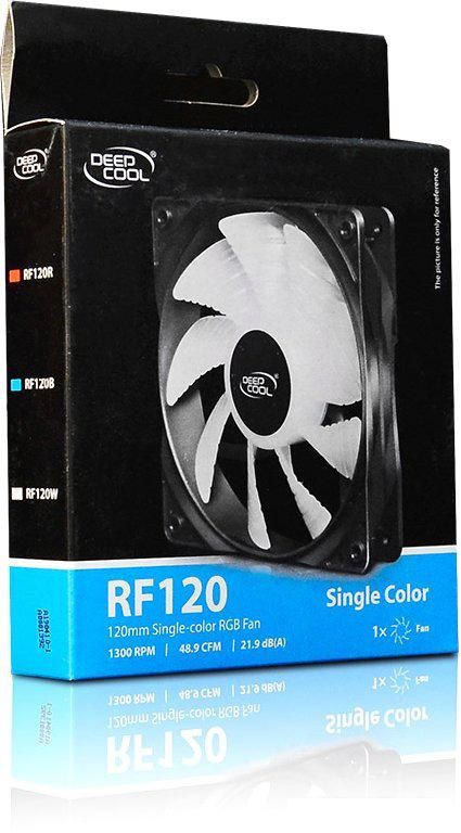 Вентилятор для корпуса DeepCool RF 120 B DP-FLED-RF120-BL